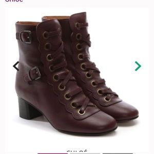 Chloe Orson ankle boots in smooth calfskin